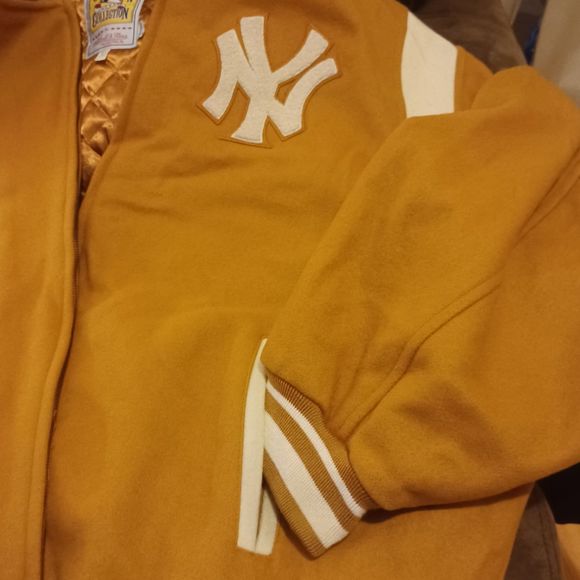 Mitchell & Ness Vintage 2006 Wool NY Yankees Quilted Jacket Men's Size 5… - Picture 3 of 11